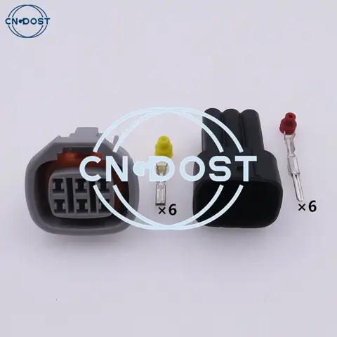 슈퍼 C6S-194G Aprillia CDI 가속기 스로틀 페달 소켓 커넥터, AC 어셈블리, 인피니티 도요타 6189-0029, 1 세트, 6 웨이 Best5