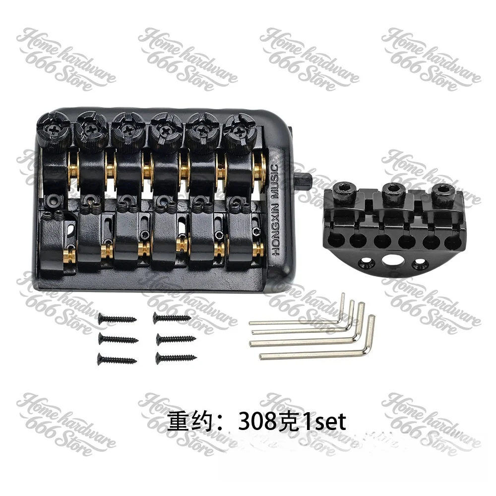 Fixed Headless Electric Guitar Ball String Code Bridge, Independent Fine-tuning, Full Set of Musical Instrument Modification