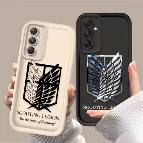 Hot Anime Attack on Titan Case for Samsung Galaxy A54 A05 A05S A34 A24 A14 A53 A33 A23 A13 A52 A52S A32 A22 A12 A71 A51 A31 A50