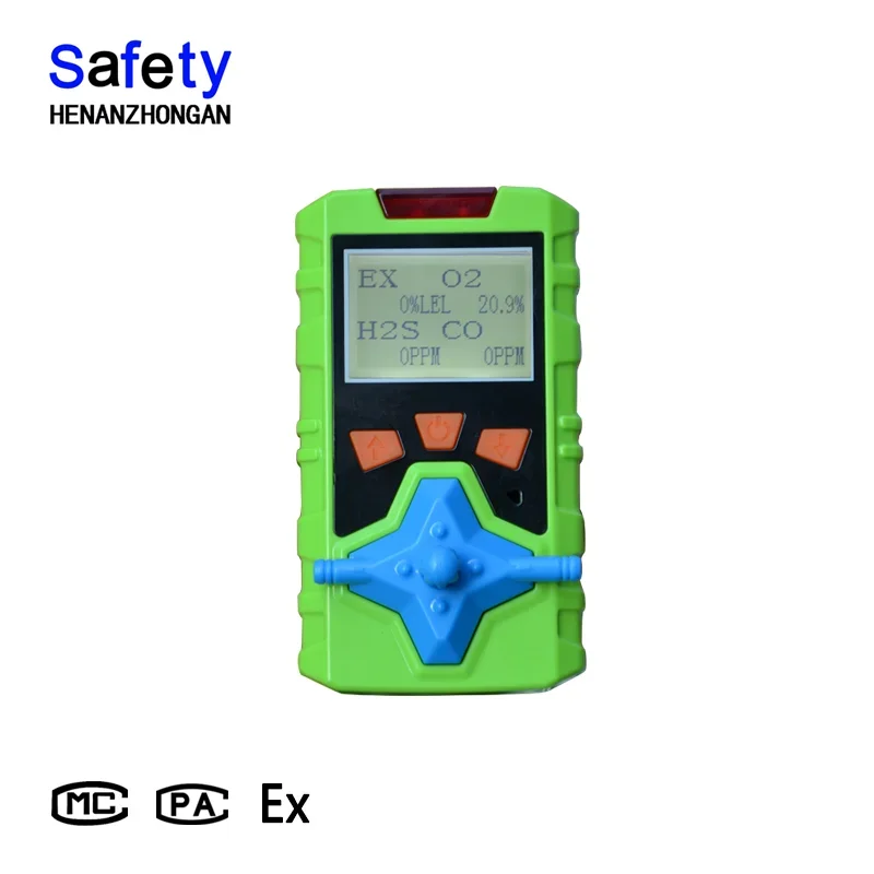 KP836 Portable 4 in 1 Gas Leak Detector Coal Mine Gas Detector Co2 Gas Detector with Factory Price