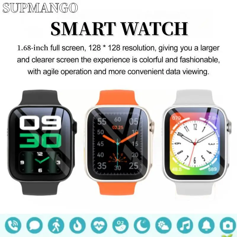 TB50 Smart Watch Men's Waterproof Smart Watch Women's Monitor Health Tracking Watch Android IOS Fashion Sports Smart Watch