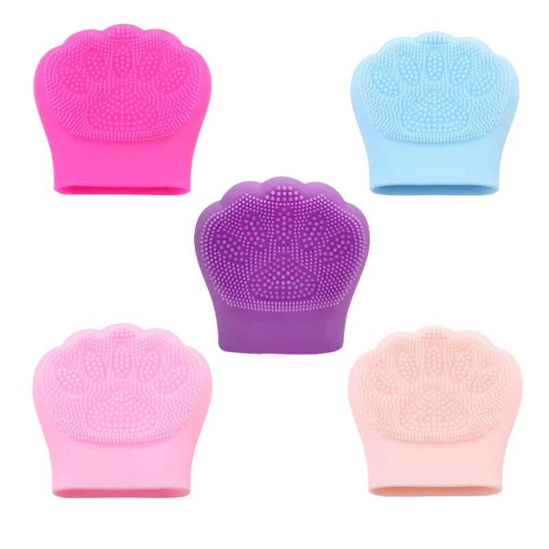 Cute Silicone Face Washing Brush Manual Face Washing Cleanser Portable Facial Massage Brush Pore Cleaning Face Cleansing