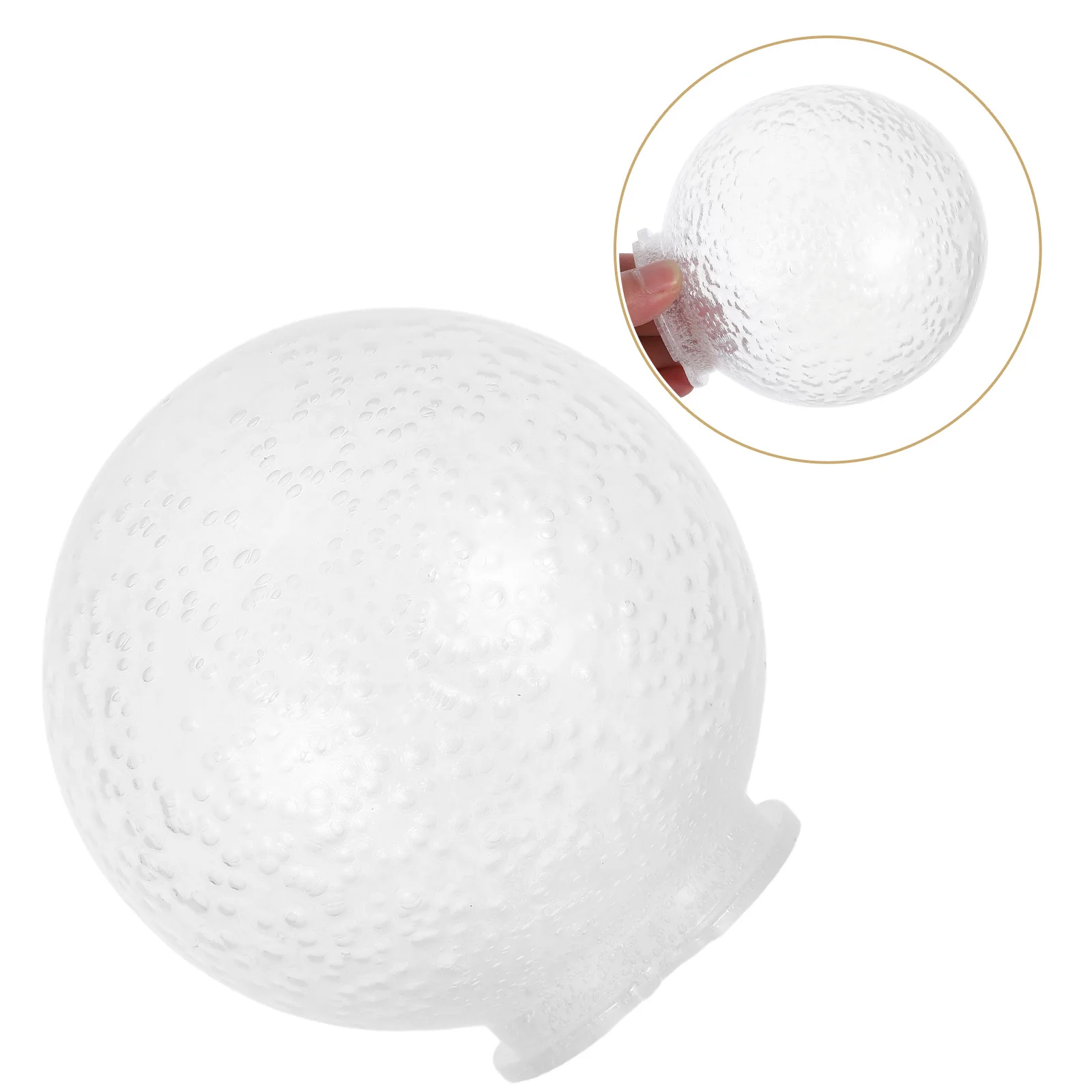 

1pc Bubble Lampshade Plastic Easy Clean For Bedroom Living Room Study Outdoor Acrylic Lantern Light Fixture Cover