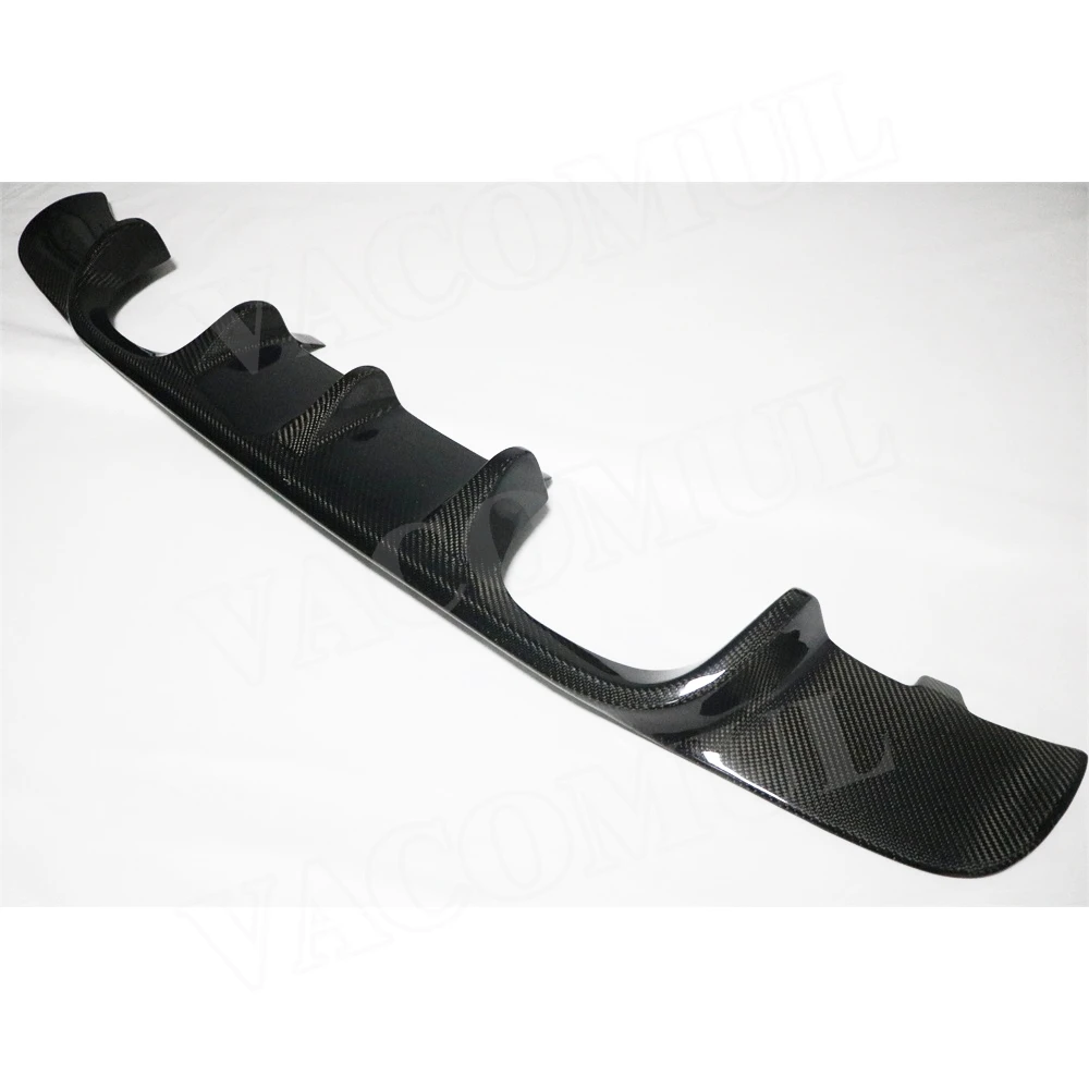 VACOMUL Carbon Fiber For BMW 3 Series E90 M3 2005-2011 Rear Bumper Lip Diffuser Hugger Cover Plate Guard Car Accessories - view 4