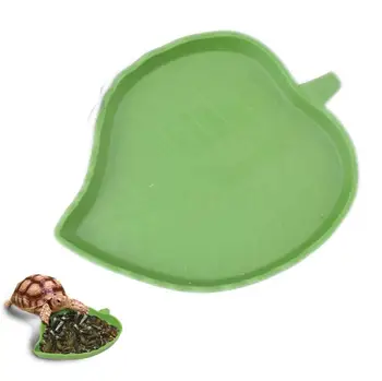Leaf-Shaped Reptile Feeding Bowl 1