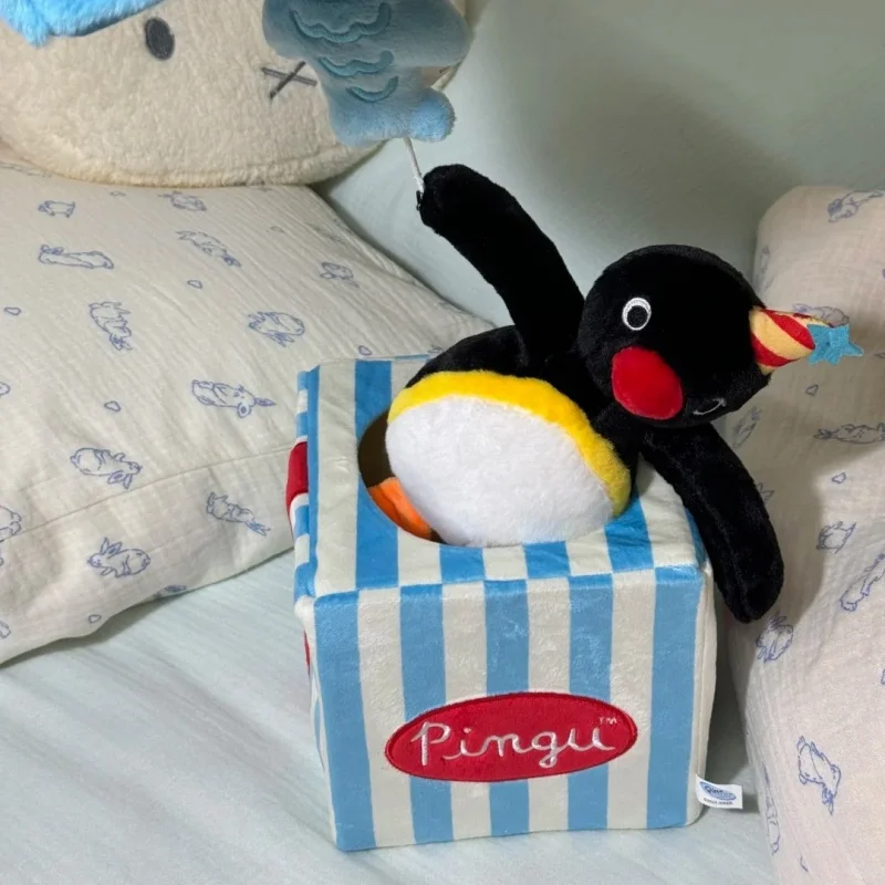Neue Kawaii Pingu Überraschung Geschenk Box Puppe Für Kinder Geburtstag Anime Peripherie Pingu Spielzeug Desktop Ornamente Puppen Spielzeug Geschenke