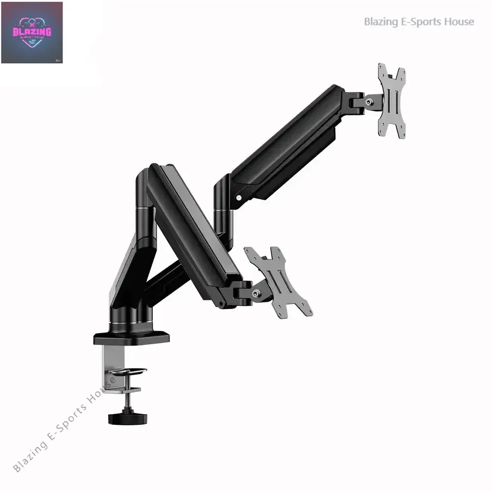 

Explosive dual-screen air pressure arm, monitor bracket 13-32 double-arm computer bracket, lifting base, load 10kg