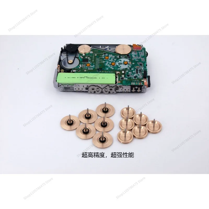 FOR Ultra-thin Walkman High-precision Copper Flywheel Main Shaft EX2000 EX610 EX615 Copper Flywheel Main Shaft