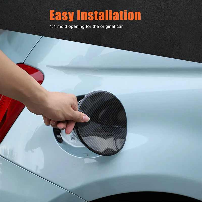 

Exterior Car Fuel Tank Cap High Quality Fuel Tank Decorative Trim Cover Sticker For Fiat 500 2016-2026 Car Accessories