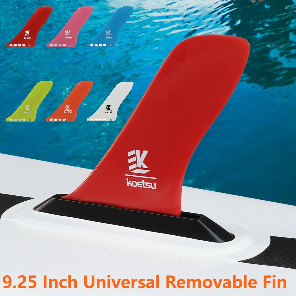 9,25 Zoll Surf Tail Fin Ersatzflosse für aufblasbare SUP Stand Up Paddle Boards – Abnehmbare Heckflosse für Paddleboards