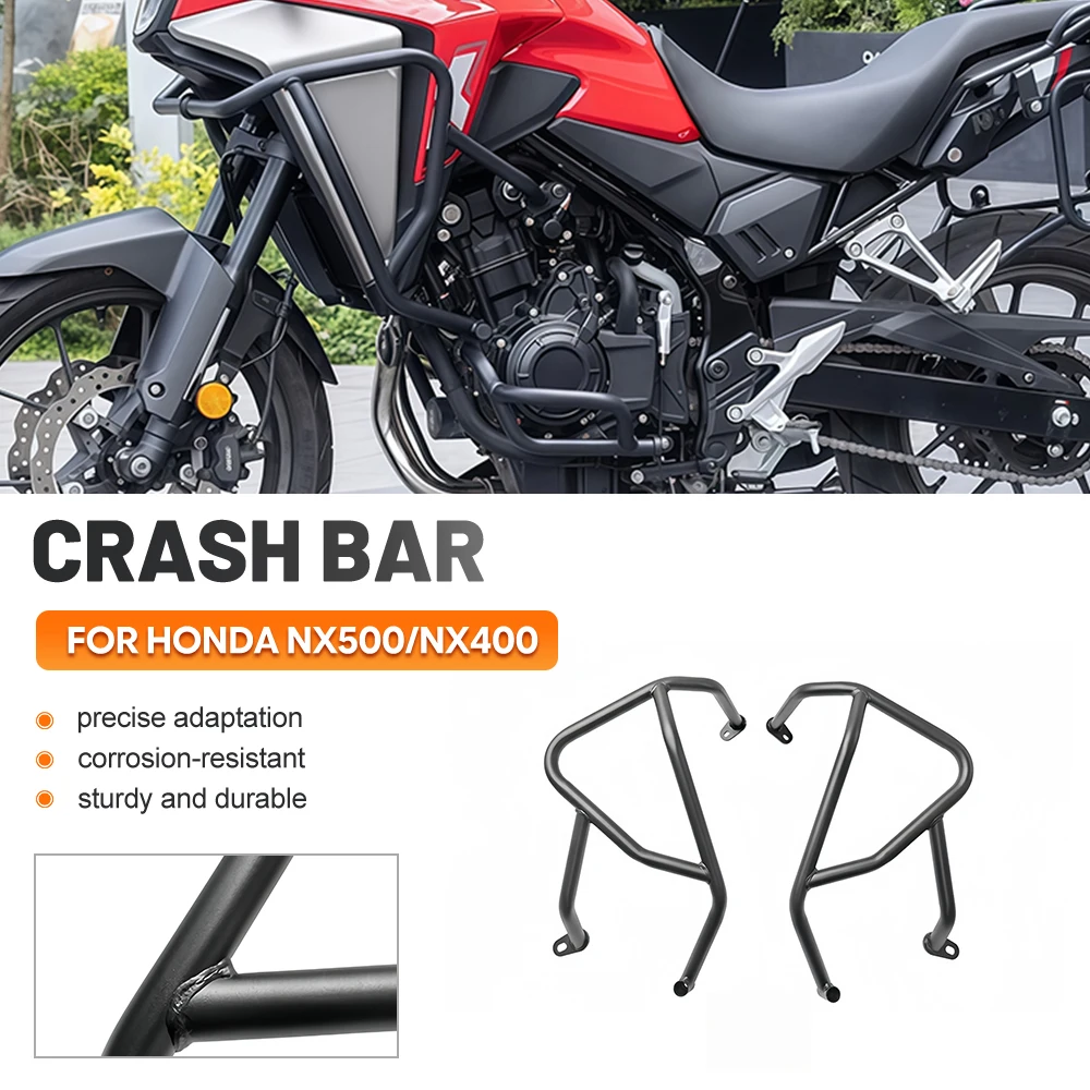 Motorcycle Crash Bar Engine Guard Bumper Falling Protection For CFMOTO 450MT 450 MT Black