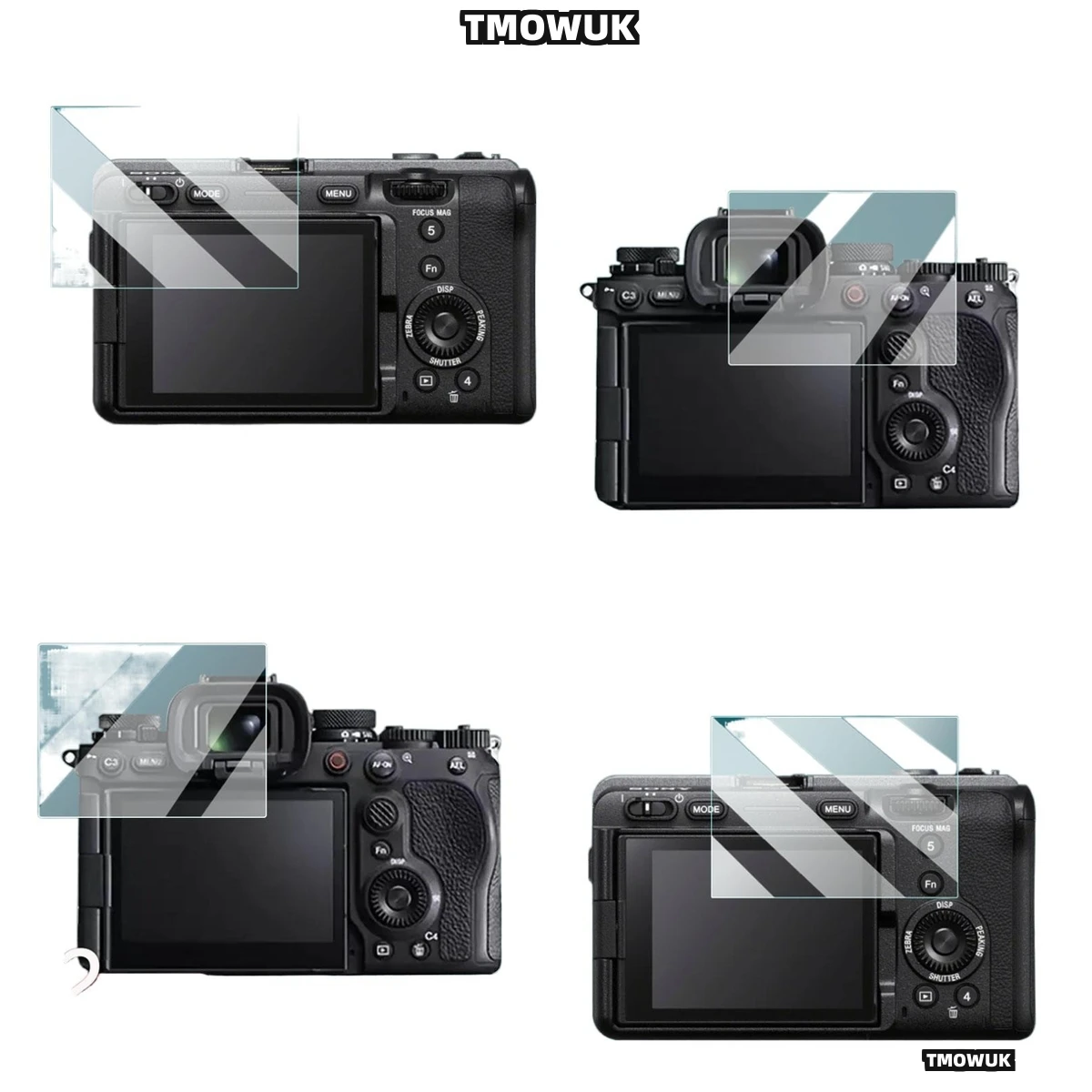 

High - Quality 9H Hardness Tempered Glass Screen Protector For Sony FX3 FX30 ZV1 ZV1 - E10 A9 A9II