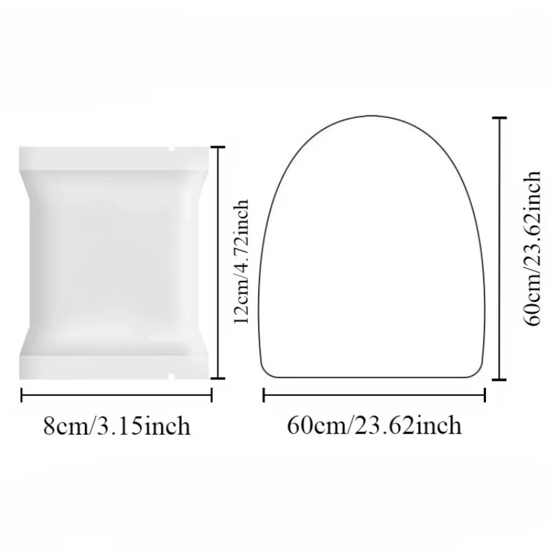 Disposable Toilet Seat Cover Waterproof Non-woven Travel Hotel Bathroom  Protective Cover Independent Packagingr Seat Cushion