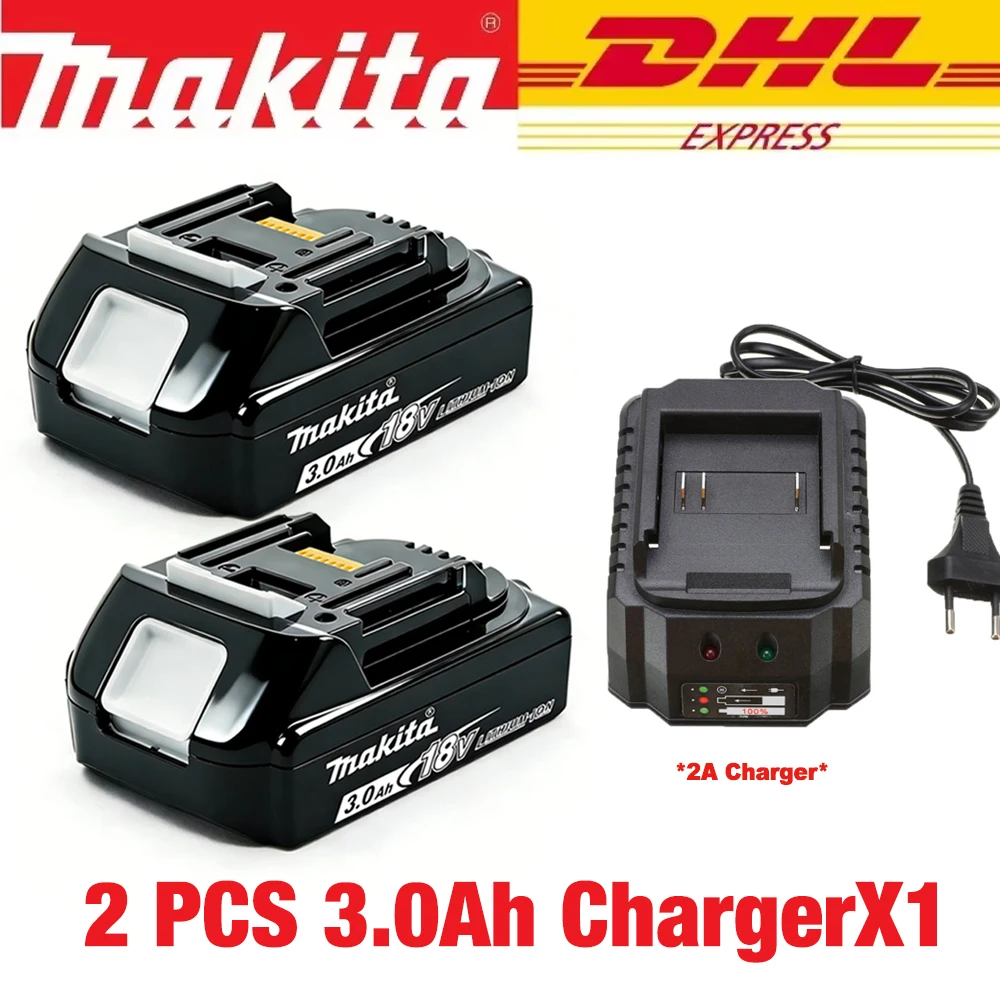 

100% Original High Capacity Makita 18V Battery 3Ah 6Ah 9Ah Rechargeable Li-ion for Cordless Handheld Power Tools Replacement