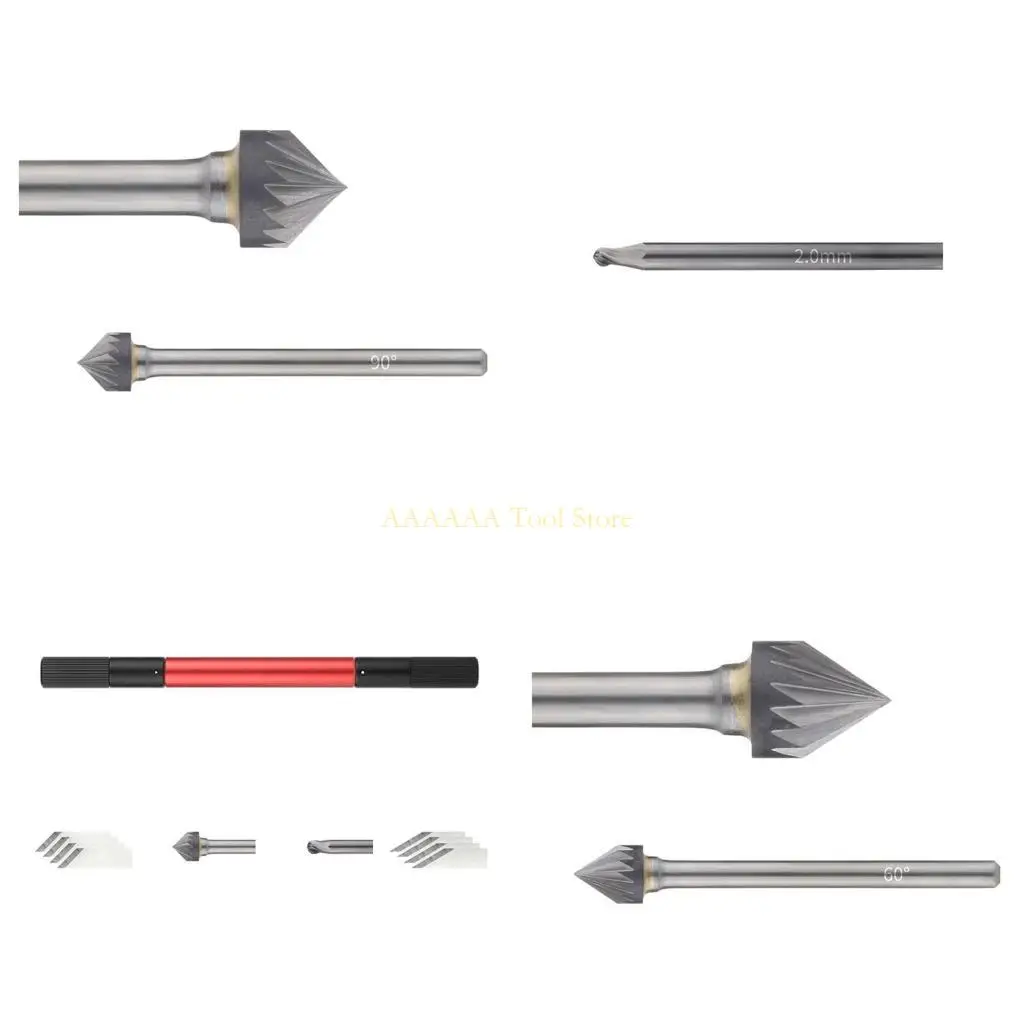 

A2BE Precisions Chamfer Cutter Chamfering Tool Round Hole Expanding Drill Chamfer Tool