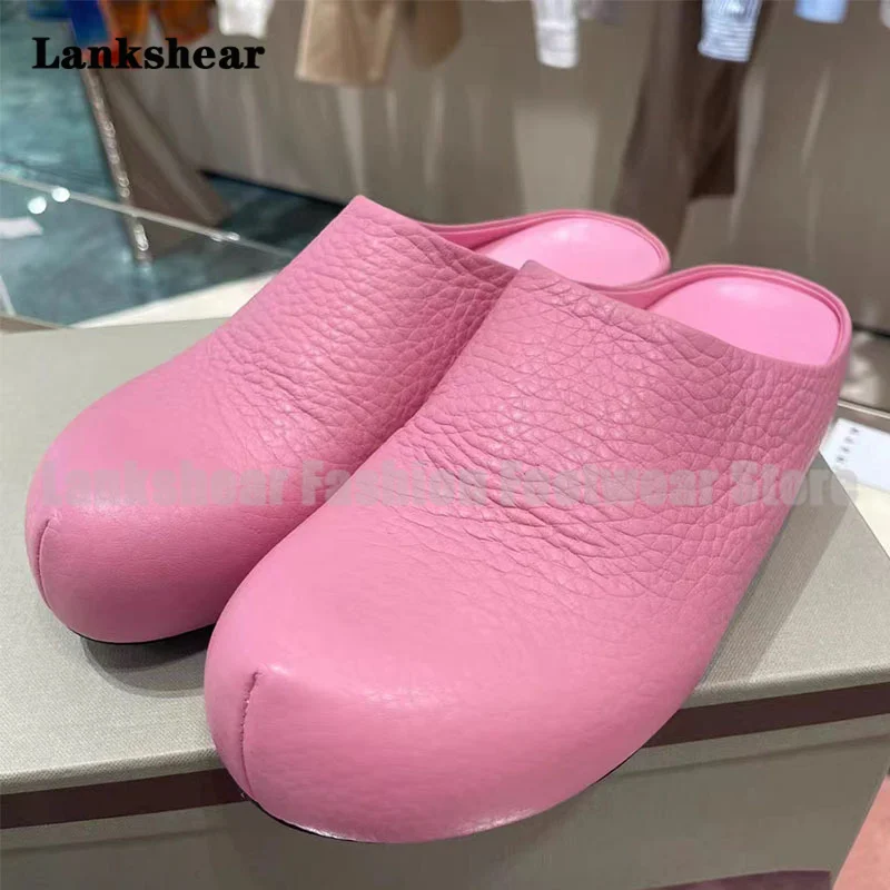 

Designer Flat Slippers Round Toe Mules Summer Sandals Women Shoes Beach Slip On Slides Slippers Sandalias De Mujer Verano