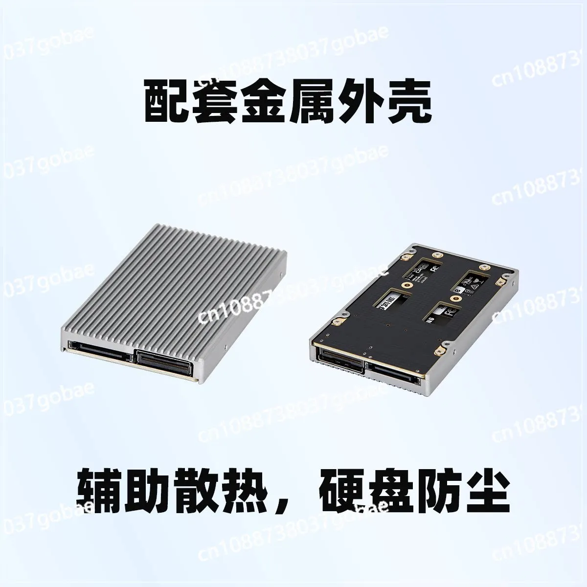 New external Slimsas to 2 M.2 2280 NVMe adapter boards
