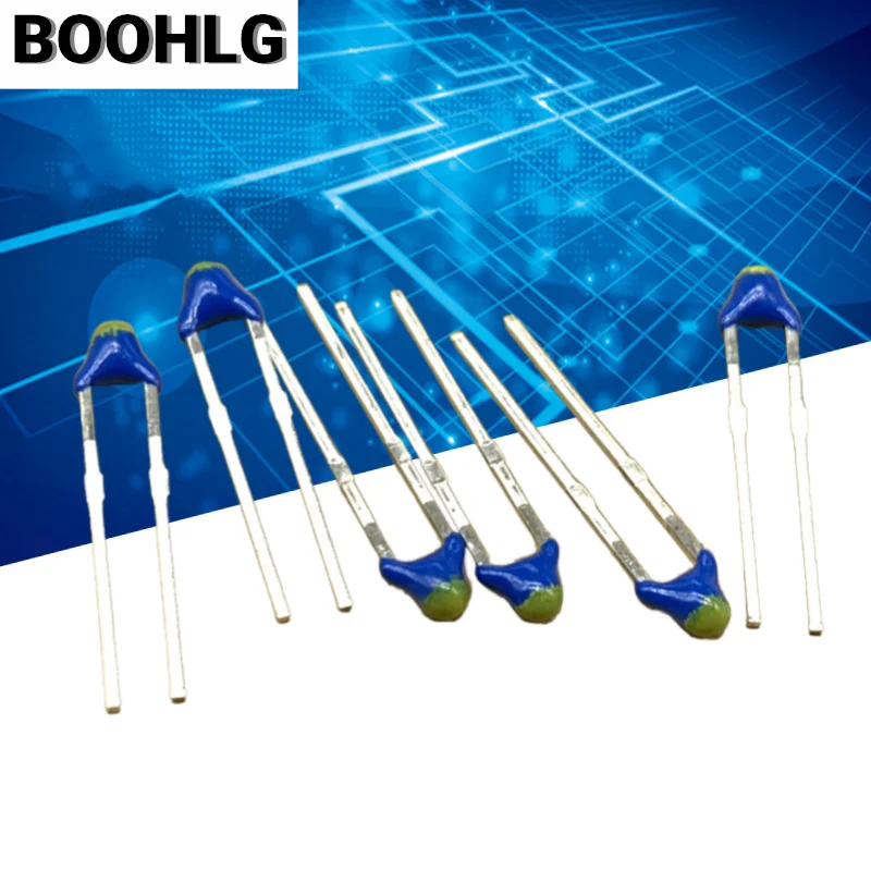 5 uds NTC 5K 502AT-2 termistor valor B 3324K 1% punto amarillo de alta precisión