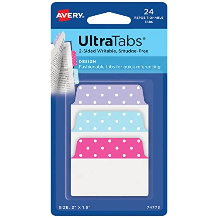 

Multiuse Ultra Tabs,"", 2-Side Writable,,Repositionable 74773