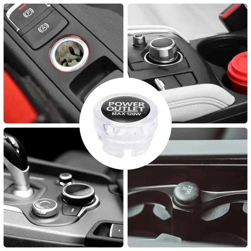 Car Cigarette Lighter Dust Waterproof Socket Case Universal Auto Motorcycle Safety Plug Adapter Cigarettes Power Protection Caps