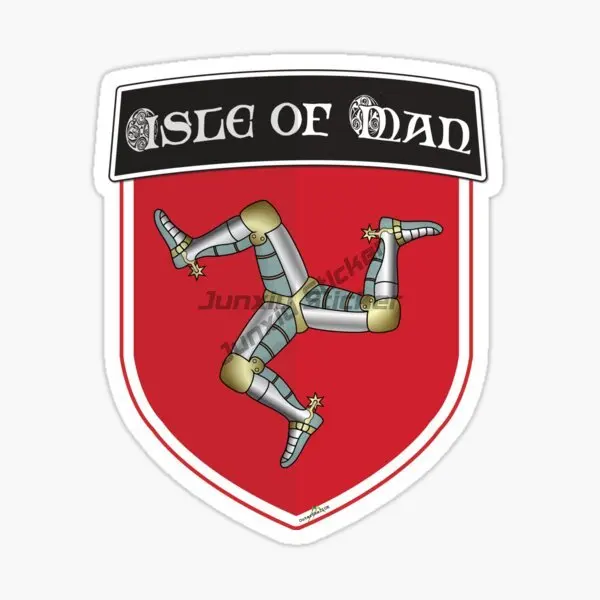 Isle of Man TT Isle of Men Three Legged Motorcycle Sticker Racing Car Accessories Window Bumper Decal Vinyl Self-adhesive Decals