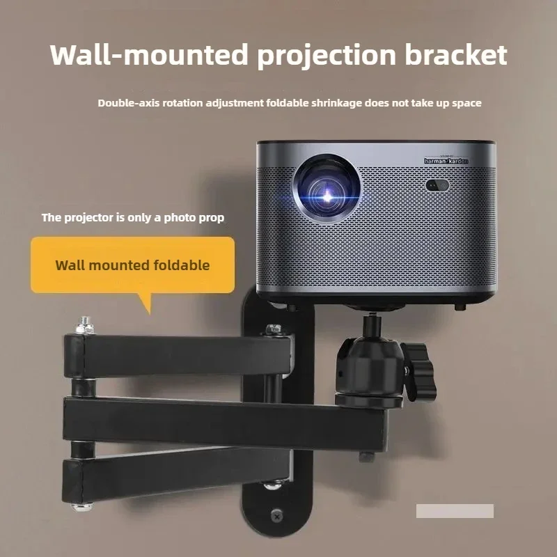 Retractable Projector Wall Mount Bracket Extension Arm Holder with 6mm Screw for Durable Design Heavy-Duty Wall Mount