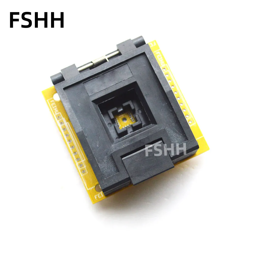 صدفي CQFP40 اختبار المقبس QFP40 ic المقبس CQFP40 إلى SIP محول دبوس الملعب 1.27 مللي متر رقاقة حجم 14.5 × 14.5 مللي متر 20x20 مللي متر