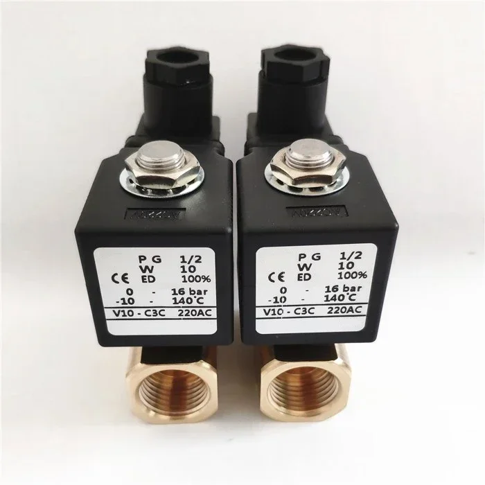 PG1/2 V10-C3C 220AC twin screw granulator extruder solenoid valve 4 points port