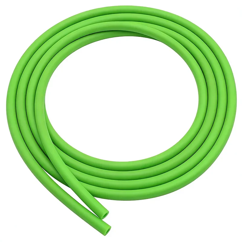 1/2/3/5M Green Elastic Latex Tube 1.6-8mm High Tensile Strength Anti-freeze Rubber Hose for Slingshot & Craft Making