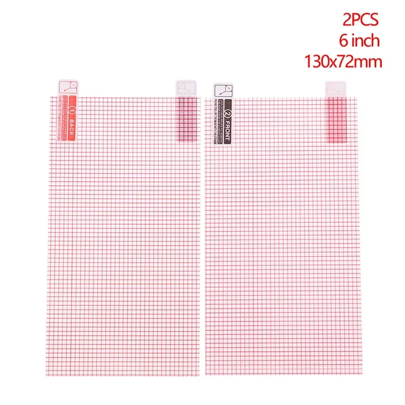 2 قطعة واقي للشاشة العالمي 5/6/7/8/9/10/11/12 بوصة هاتف ذكي لوحي لتحديد المواقع طبقة رقيقة واقية