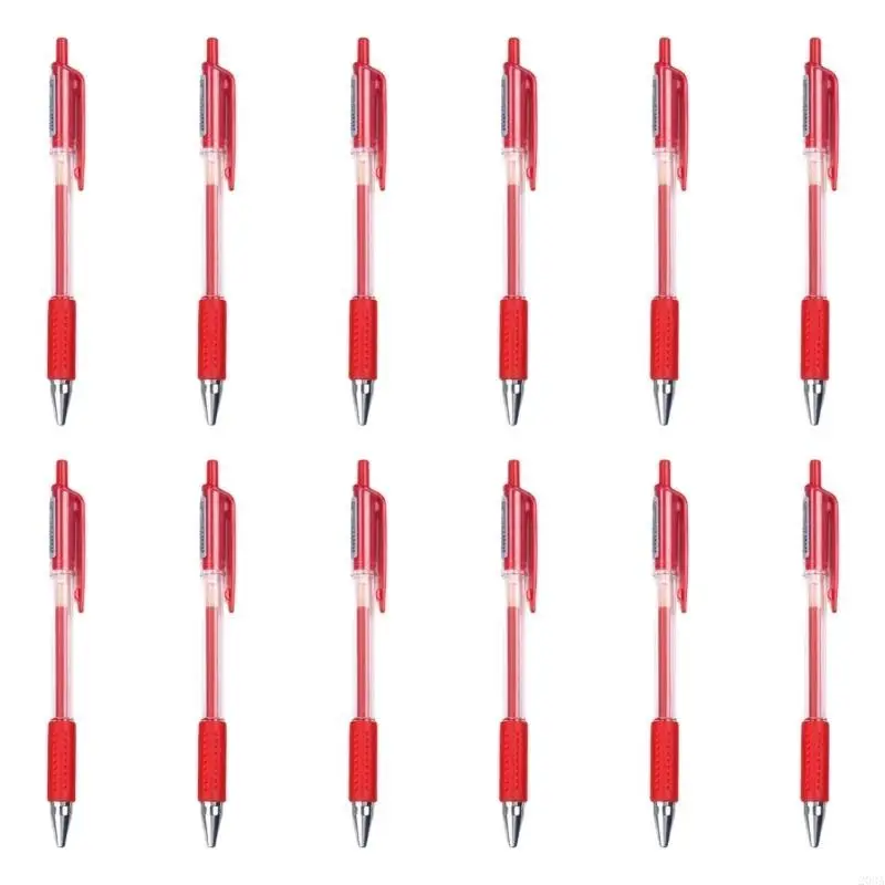 12 máy tính trung tính bút có thể thu hồi được Bút Bút Bút Bấm Bút 0,5mm viết nhật ký Bút Gel Pen School Office