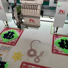 12 Needles Computerized Large Professional Commercial Embroidery Machine Multi  Sewing Embroidery Tool