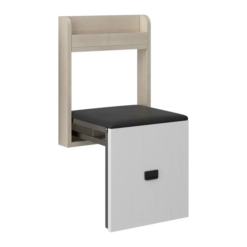 Folding wall-mounted entrance entrance porch shoe stool invisible household entrance