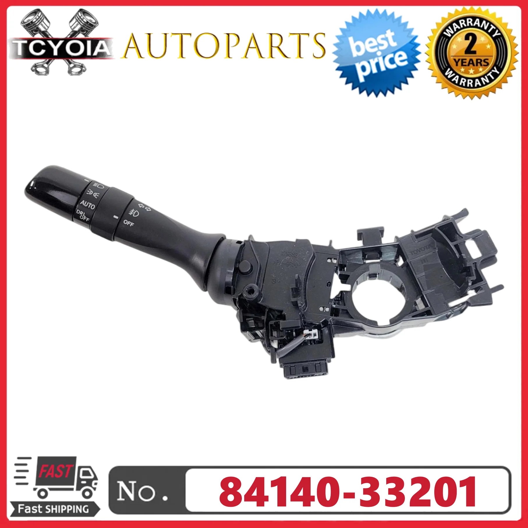 

84140-33201 84140-33202 Headlight Fog Light Turn Signal Switch For Toyota Camry 2007-2010 Highlander 2007-2014 Prius 2009-2015