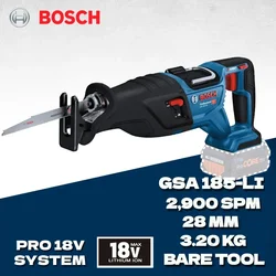 BOSCH GSA 185-Li Cordless Reciprocating Saw For Cutting Metal Wood Cordless Cutting Power Brushless GSA185-Li Reciprocating Saw