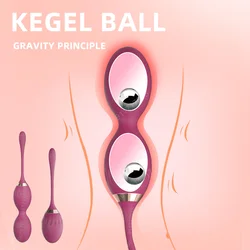 Kegel Pelvic Floor Muscle Trainer for Women Vaginal Shrinking Balls Vibrator Adults Female Intimate Sex Toy Pussy Massage Geisha