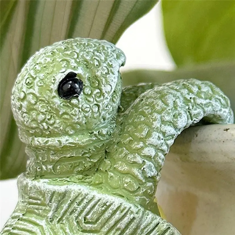 A02M-Simulation Of Marine Animal Turtle Resin Sculpture Ornaments Garden Courtyard Flower Pot Decoration Ornaments