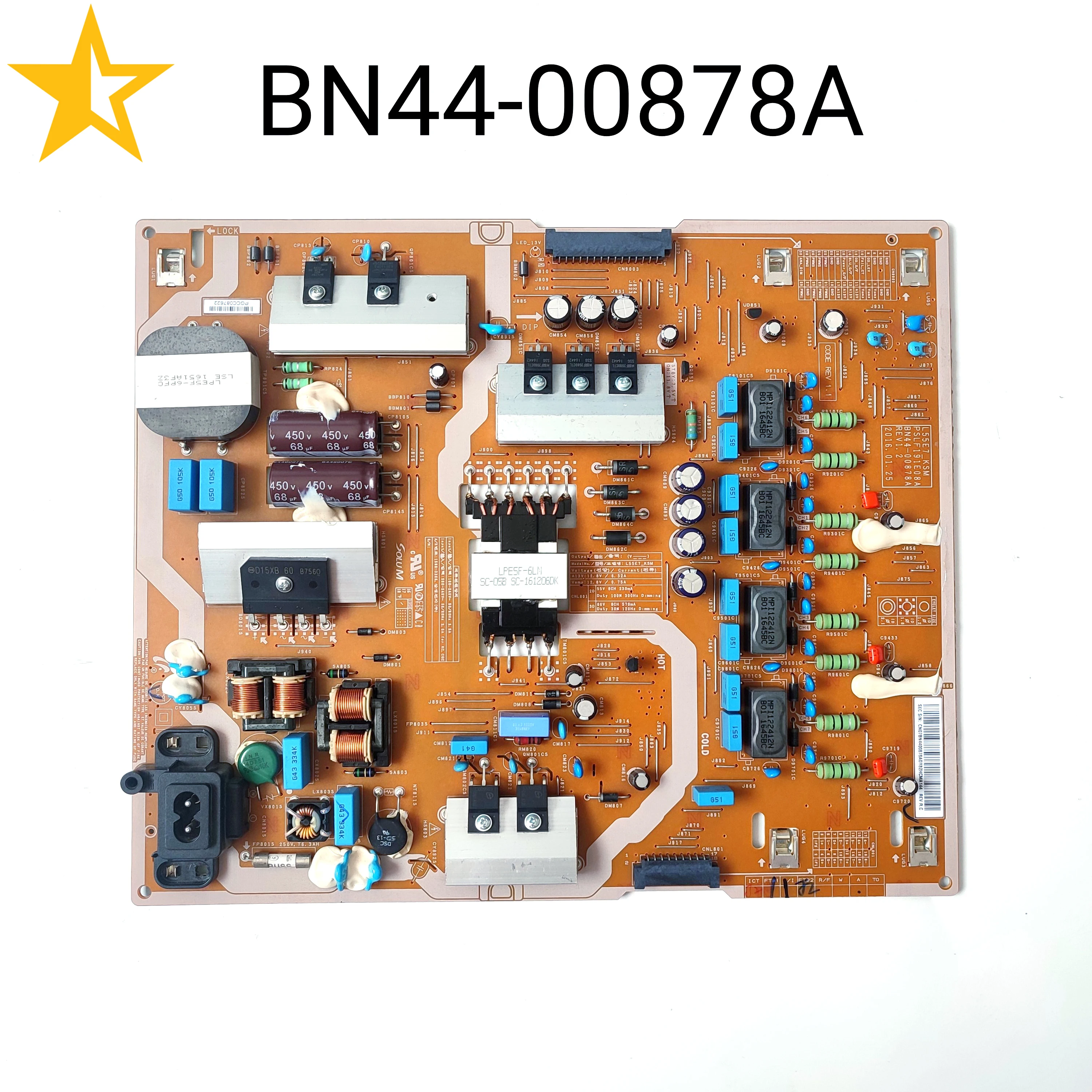 Placa de alimentación Original BN44-00878A l55e7 _ KSM PSLF191E08A para UN55KS8000FXZA UN55KS800DFXZA UN55KS8500FXZA UN55KS8000F TV