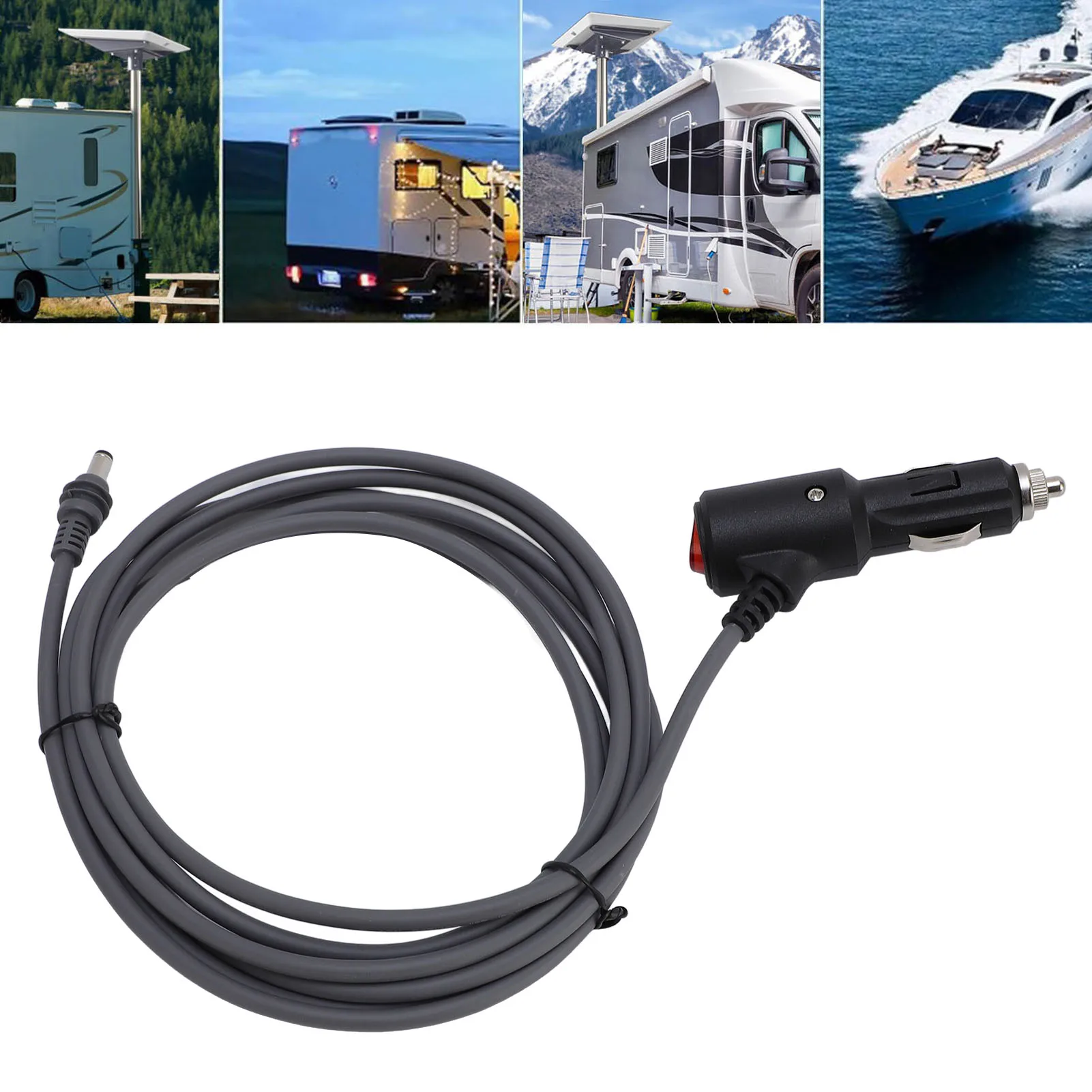 

Шнур питания прикуривателя, провод 18AWG, 10 футов, устойчивый к атмосферным воздействиям, стабильная передача, автомобильный адаптер питания, кабель Plug and Play для автофургона
