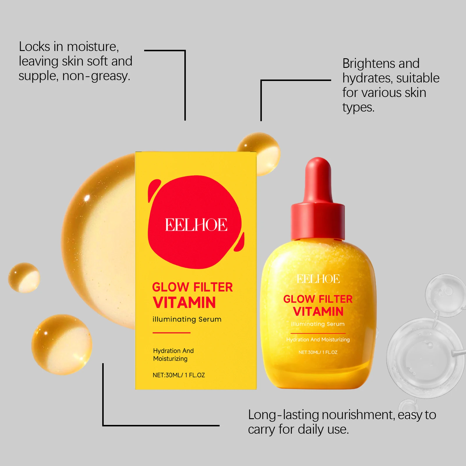 Vitamin C Face Serum Cherry Il - Vitamin C Serum Face ulasan dan harga