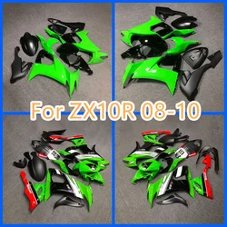 Road Racing Fairing Kit for Kawasaki 2008 2009 2010 ZX-10R 08 09 10 ZX10R Body Repair Aftermarket Parts 100% Fit Injection Mold