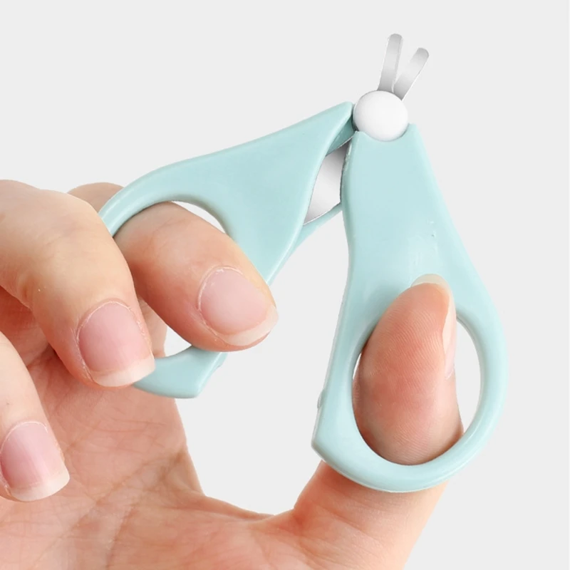 Baby Safety Nail Clipper Finger Trimmer Scissor Portable Mini Manicure Cutter Nail Scissors Baby Nail Care Nail for Shell Shear