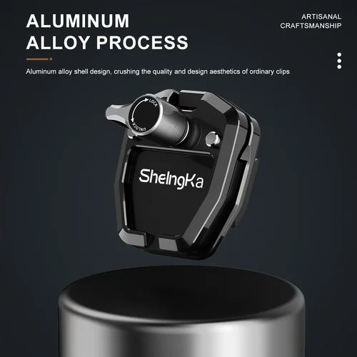 Imagen 2 del producto Abrazadera de montaje para parabrisas de motocicleta, montaje de aluminio para GoPro Hero 12 11 10 9 Insta360 X3 DJI Action 3, accesorios para Cámara de Acción