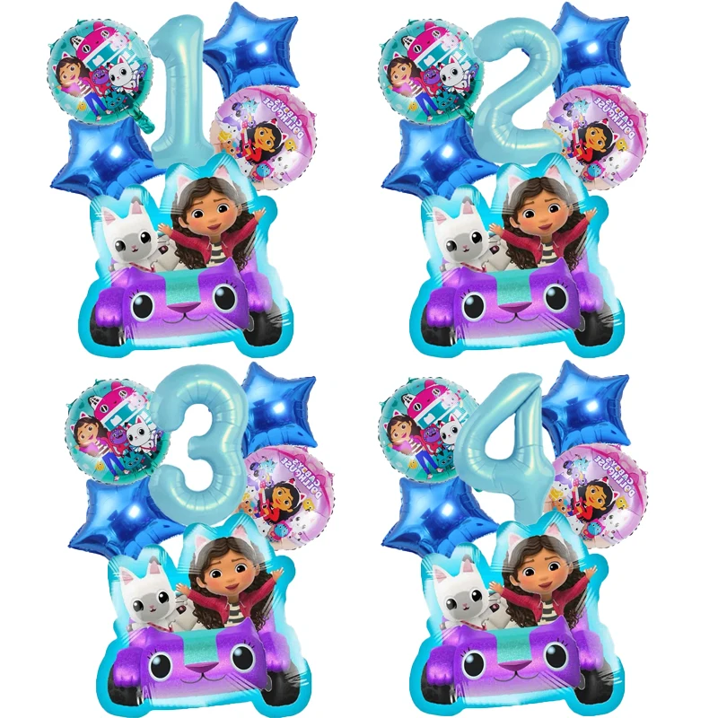 6Pcs Gabby Dollhous…