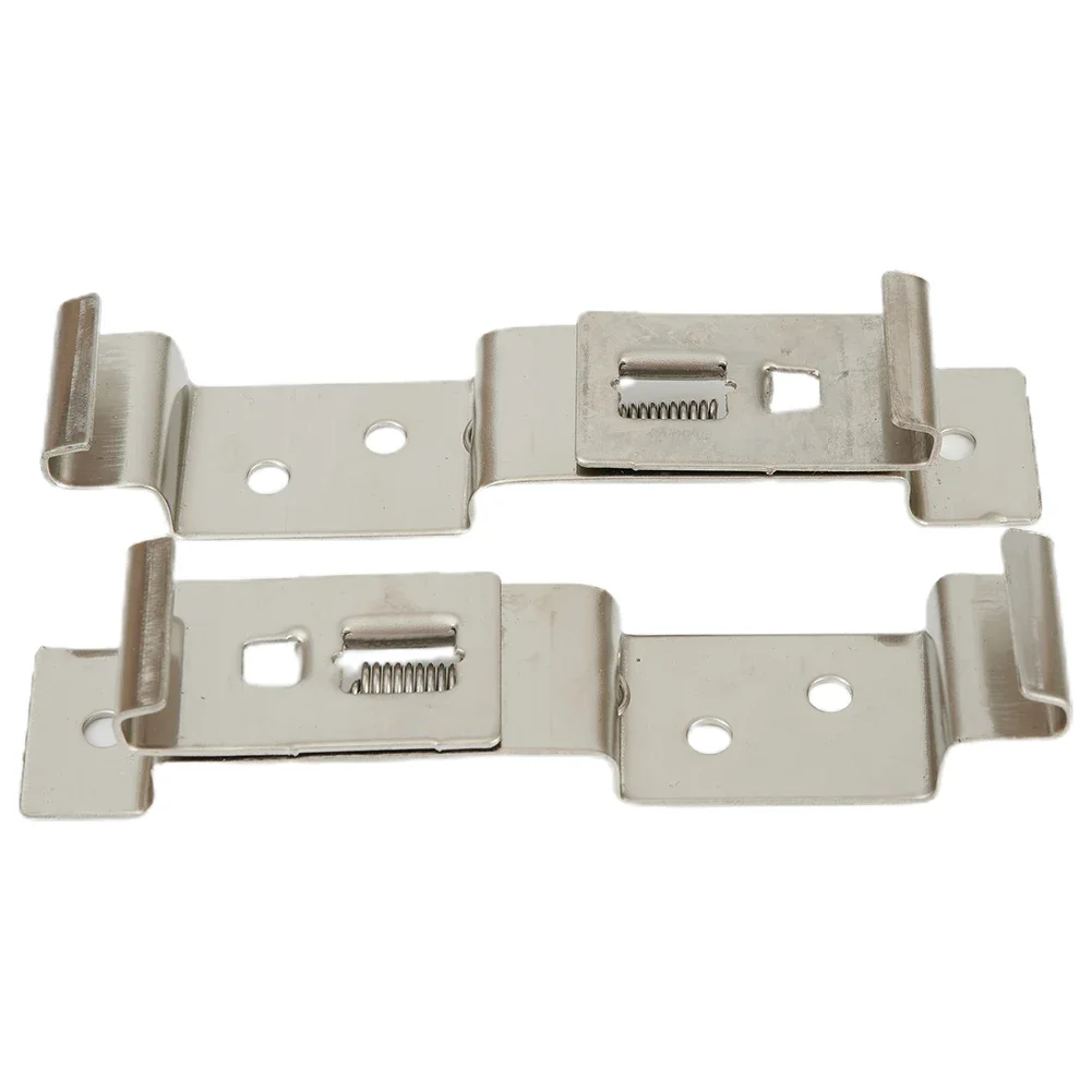 

Useful New Practical Number Plate Clips Vehicle Replacement 2pcs Accessories Anti-theft Bracket Frame Loaded Parts