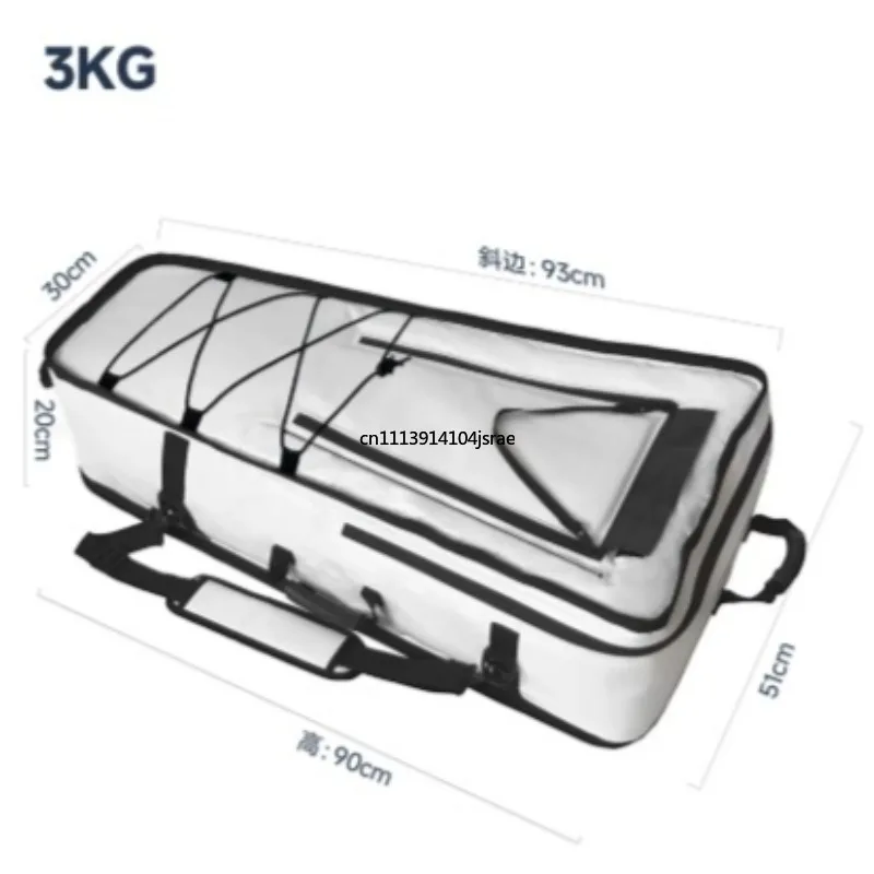 Waterproof Soft Cooler Bag for Boat, Professional Fresh-Keeping Ice Bag with Rock Ice, Marine Insulated Portable Refrigerator