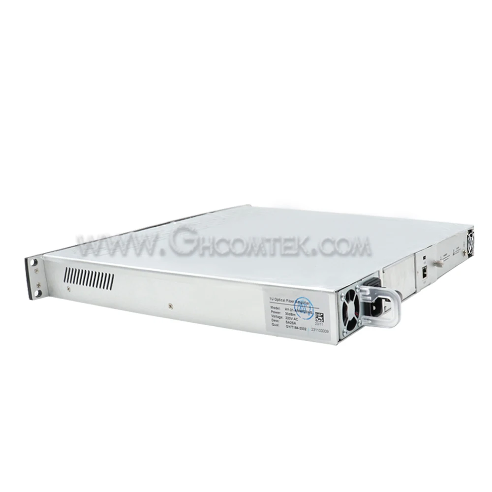 High Optical Amplifier EDFA 1550nm Power 4 port 22dBm WDM With Switch 2 Input  SC/APC Fiber Port Single Power Supply