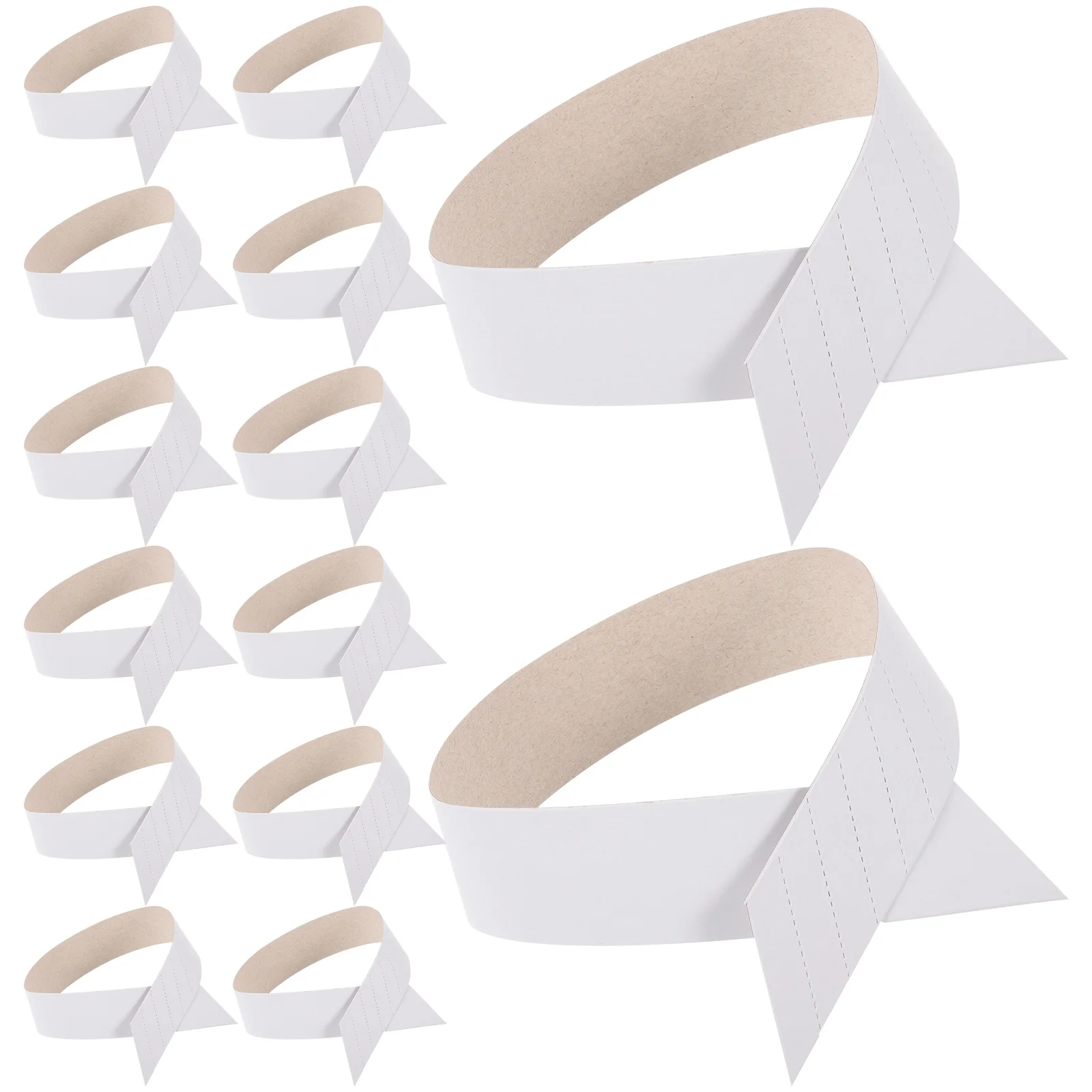 

100Pcs Shirt Collar Stays Paper Inserts for Men Women Dress Adjustable Size Neckline Support White Simple Design Flexible
