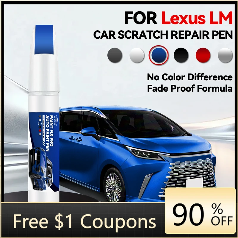 

Автомобильные аксессуары для Lexus LM 1990-2026: Карандаш для ремонта краски, средство для удаления царапин, DIY-набор для авто, черный, белый, серебристый