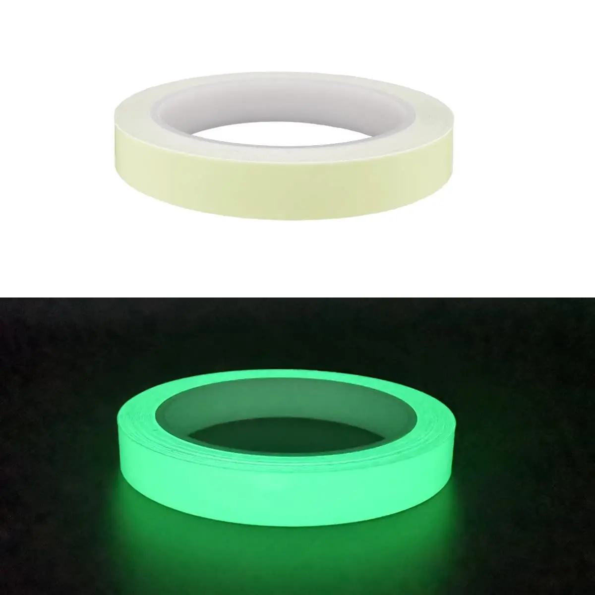Glow in The Dark Tape, 3cmx5m, Waterproof Glow Tape Glow in The Dark, Luminous Tape, Fluorescent Tape, Glow in Dark Duct Tape